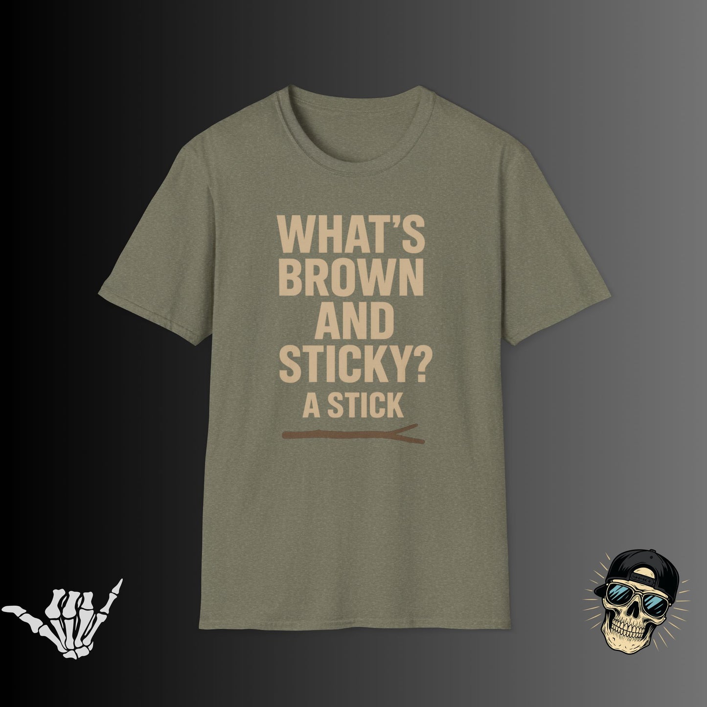 Brown and Sticky T-shirt