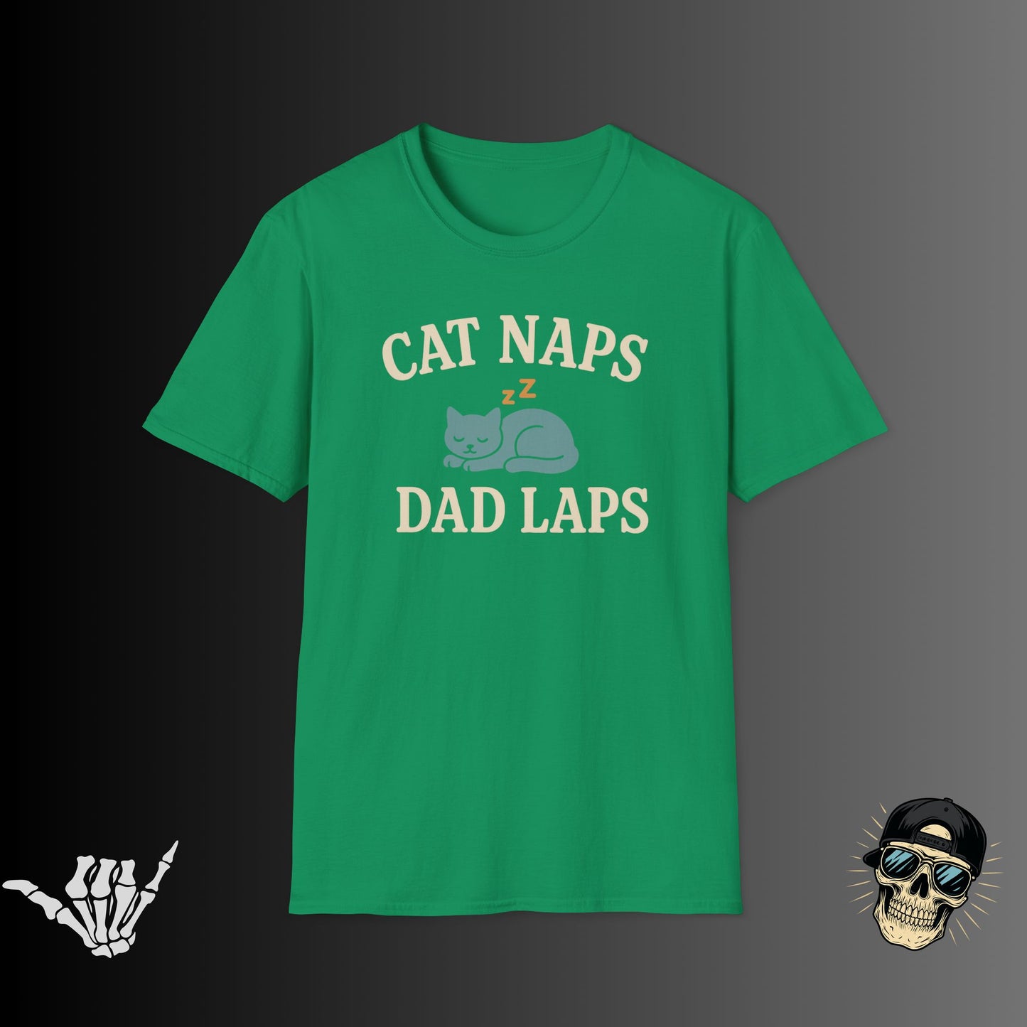 Cat Naps Dad Laps T-Shirt