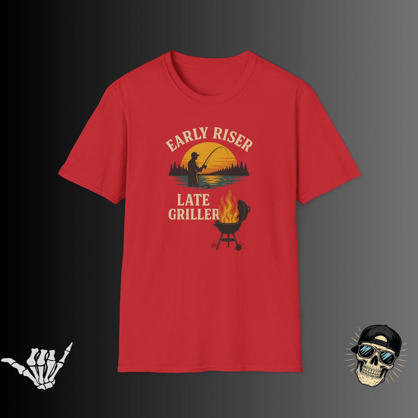 Early Riser Late Griller T-Shirt