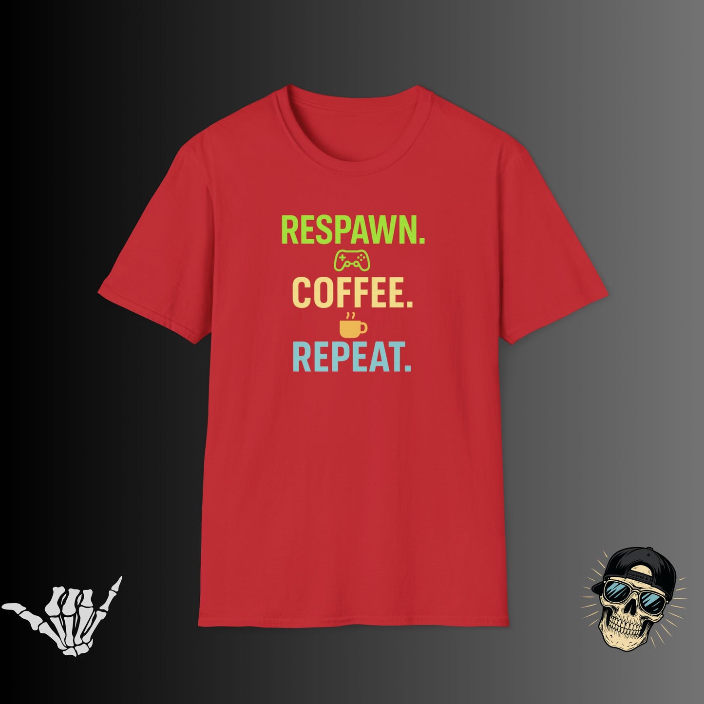 Respawn Coffee Repeat T-shirt