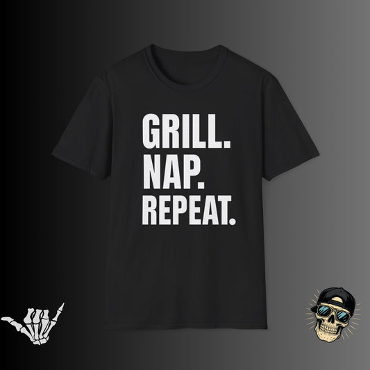 Grill Nap Repeat T-Shirt