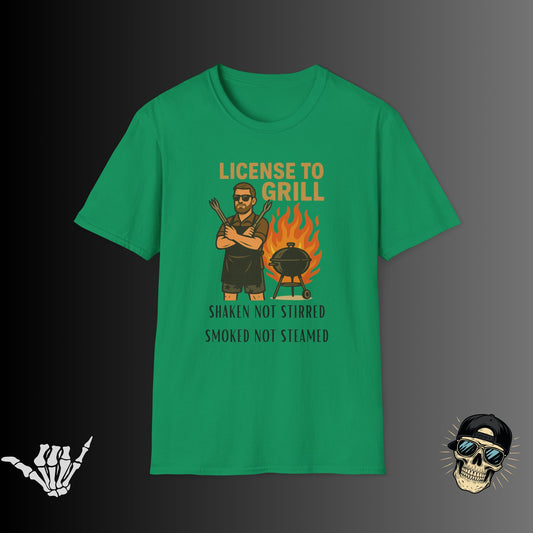 License To Grill T-shirt