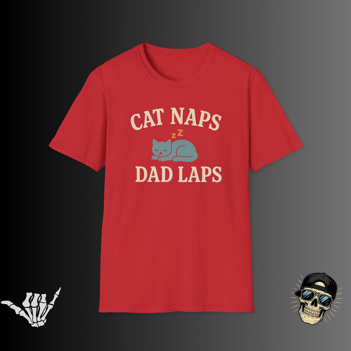 Cat Naps Dad Laps T-Shirt