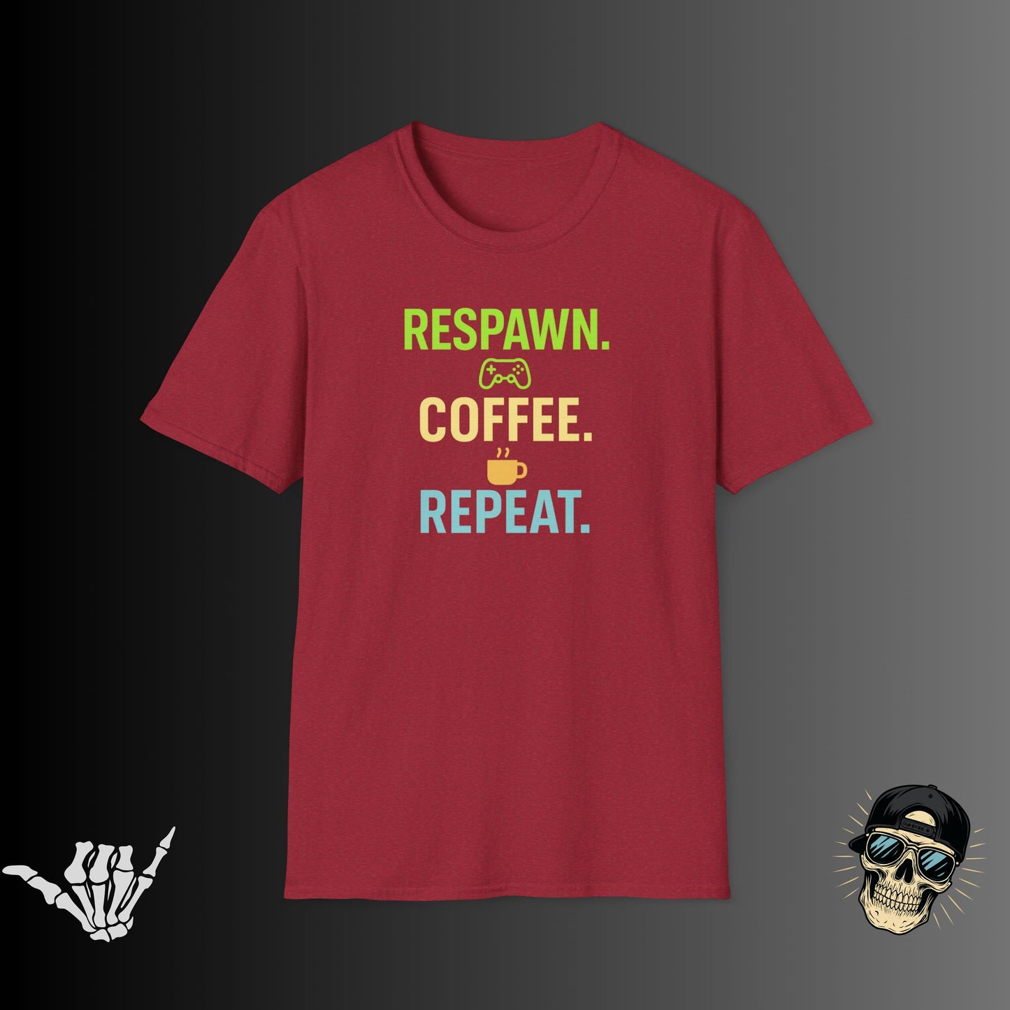 Respawn Coffee Repeat T-shirt