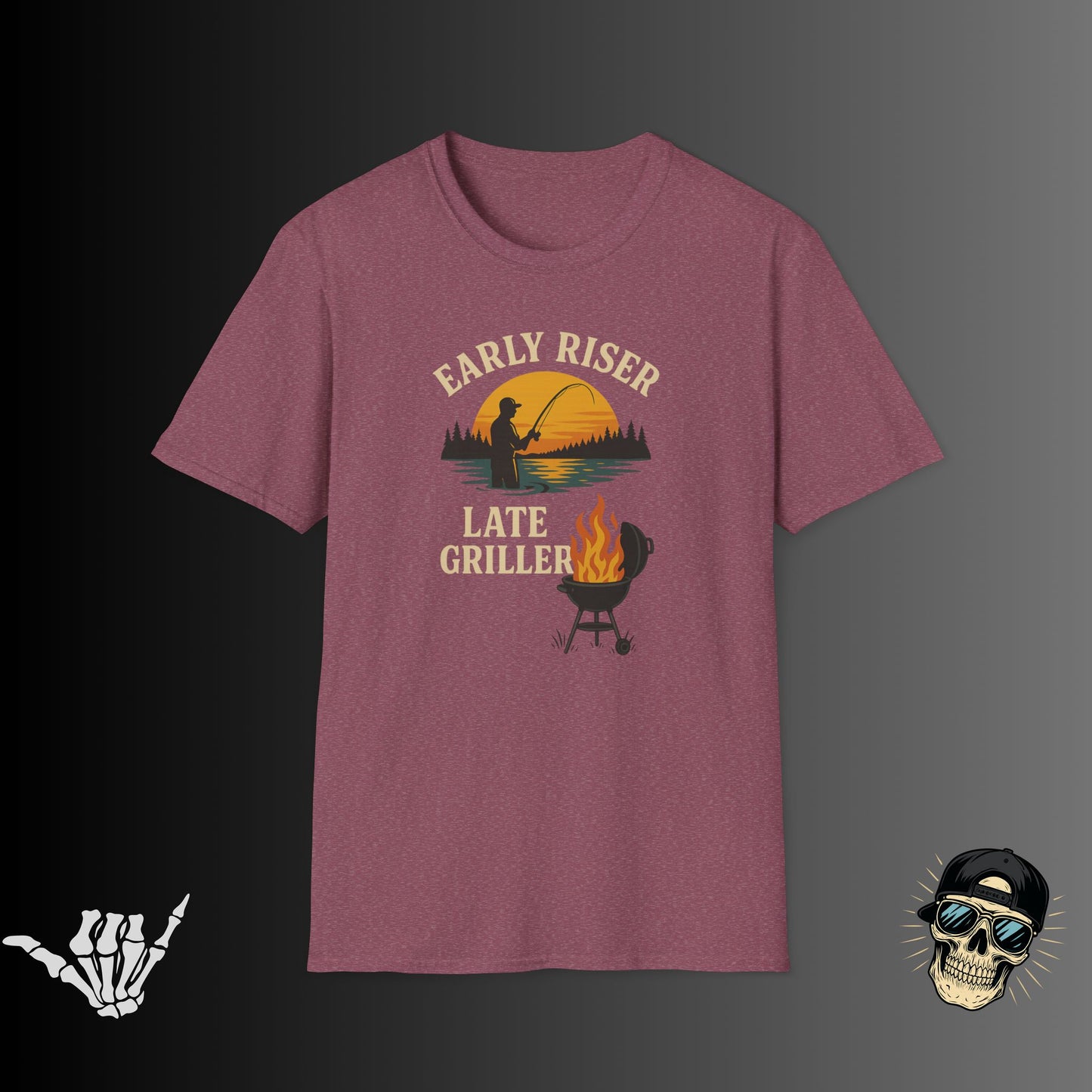 Early Riser Late Griller T-Shirt