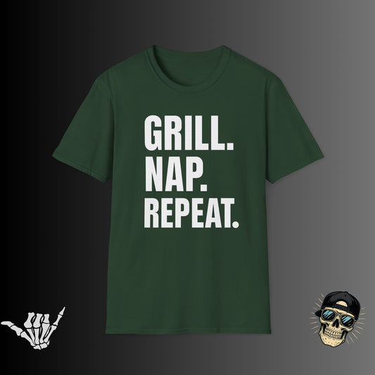 Grill Nap Repeat T-Shirt