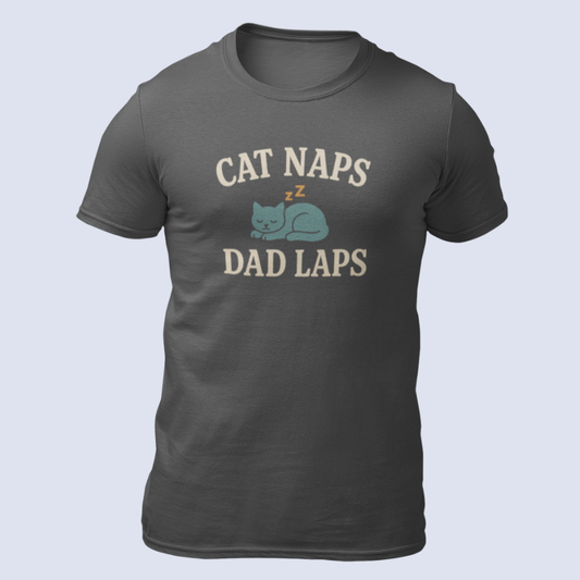 Cat Naps Dad Laps
