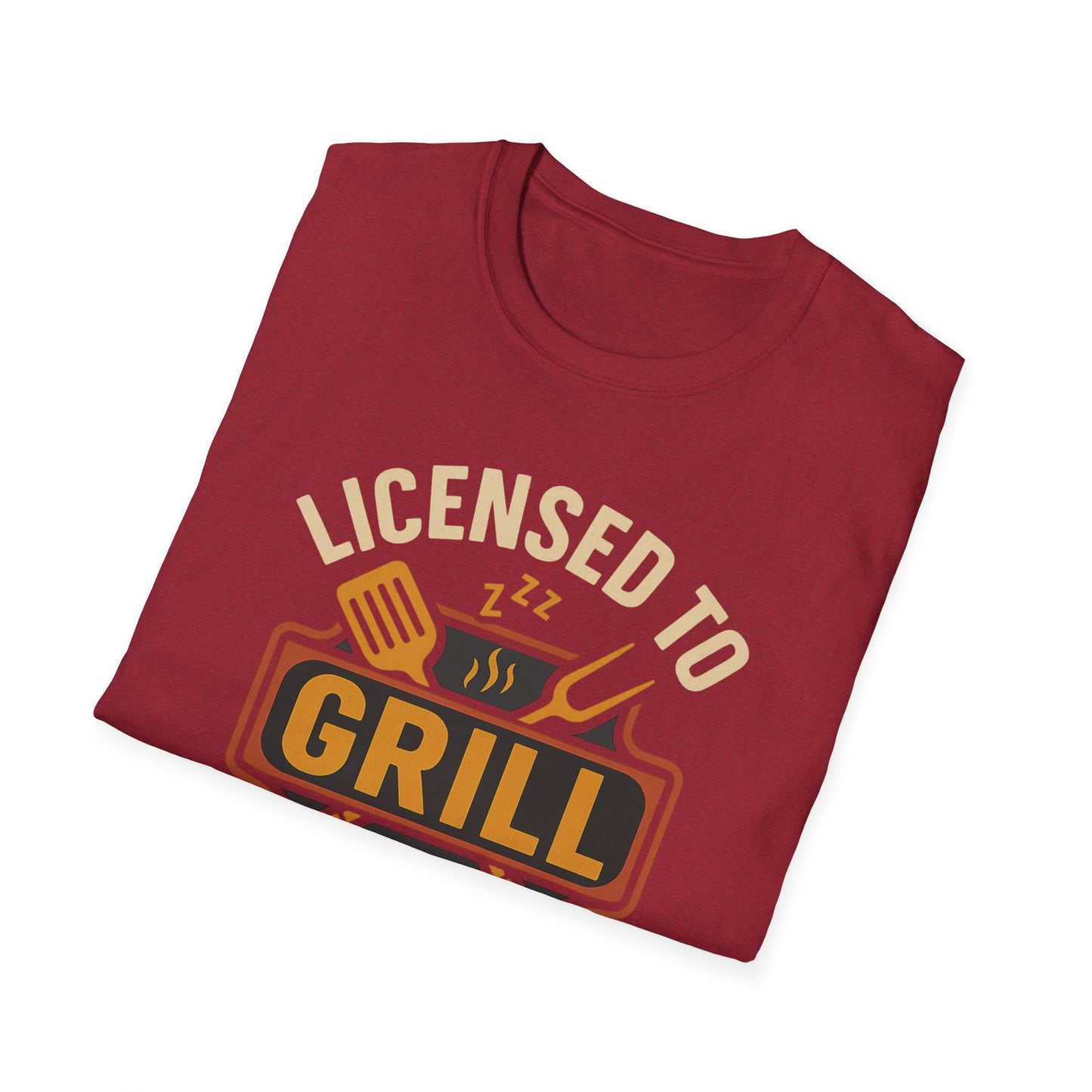 Licensed to Grill Permitted to Nap T-Shirt