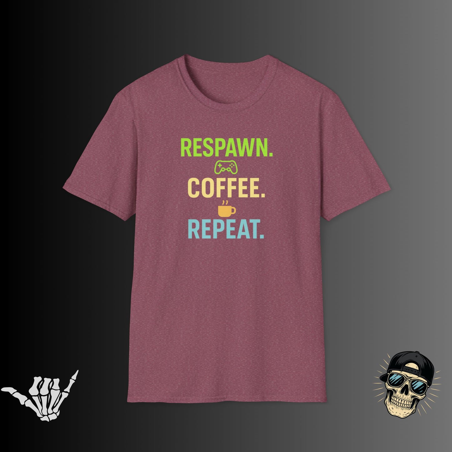Respawn Coffee Repeat T-shirt