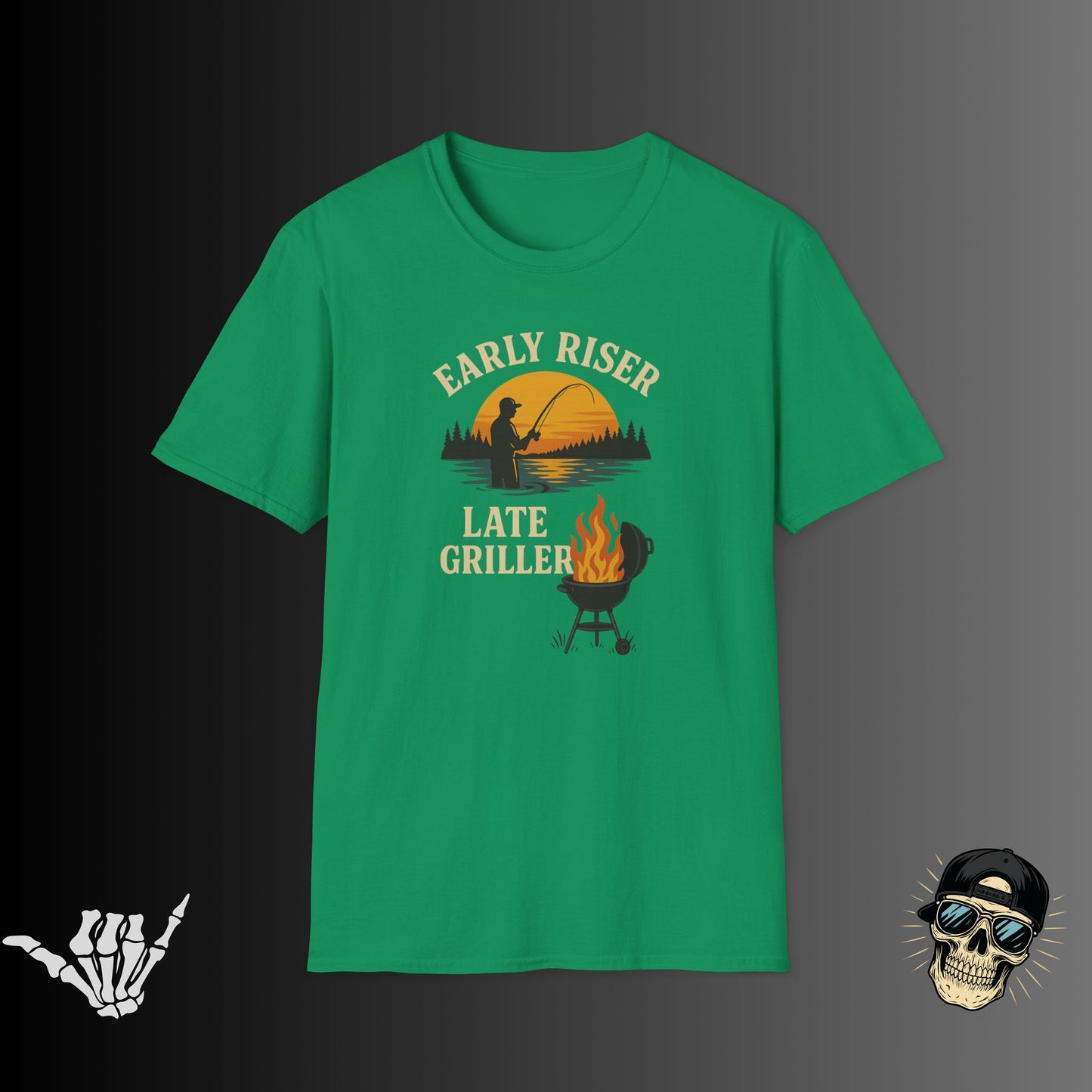 Early Riser Late Griller T-Shirt