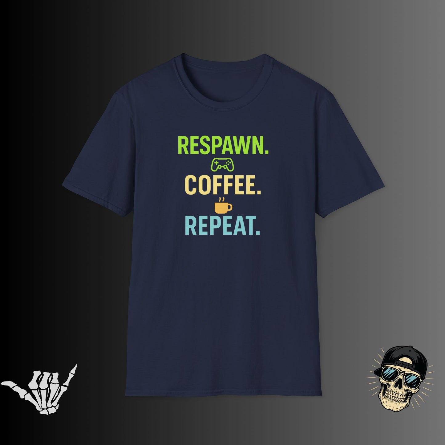 Respawn Coffee Repeat T-shirt