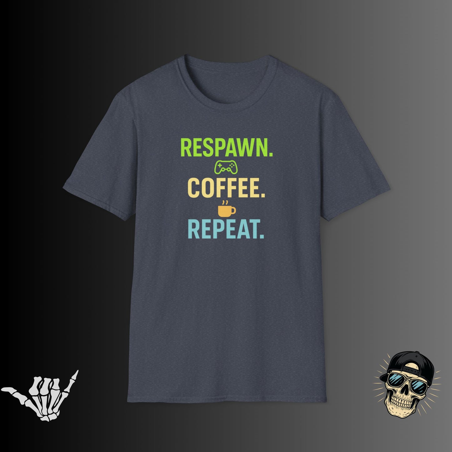 Respawn Coffee Repeat T-shirt