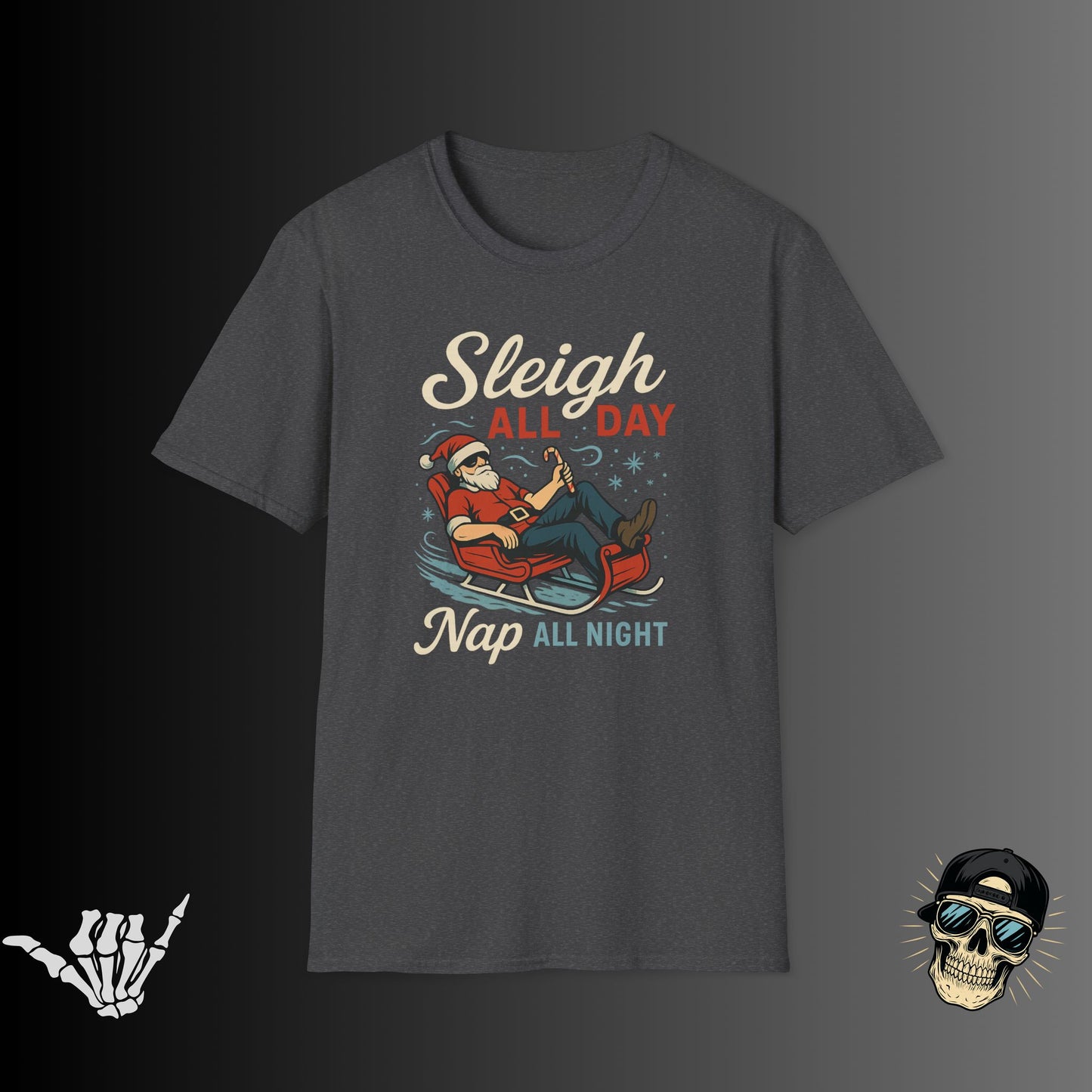 Santa Sleigh All Day T-Shirt