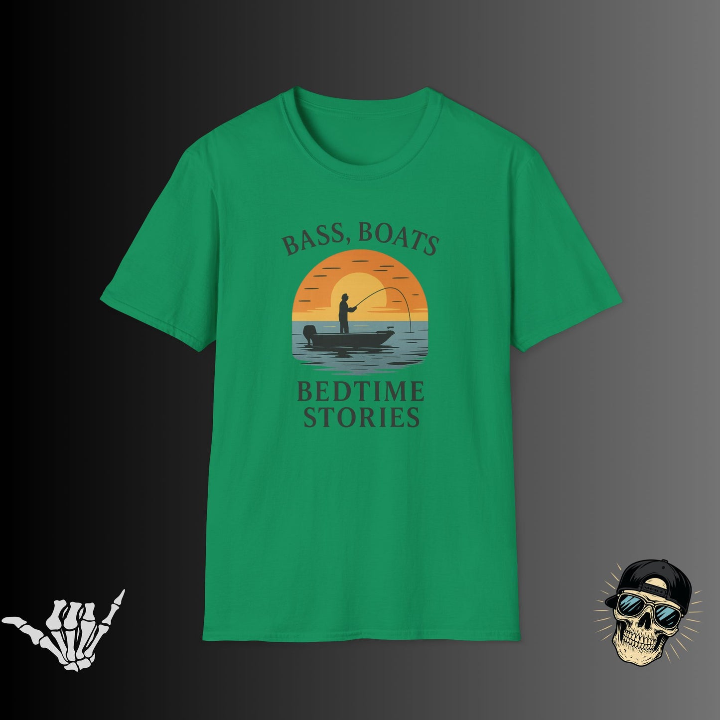 Bass Boats Bedtime Stories T-Shirt
