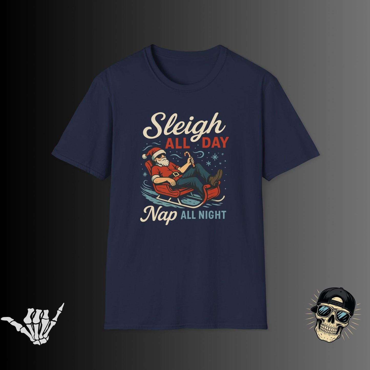Santa Sleigh All Day T-Shirt