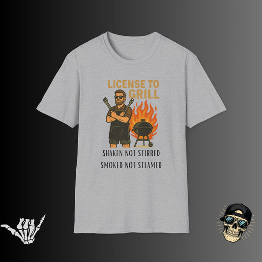 License To Grill T-shirt
