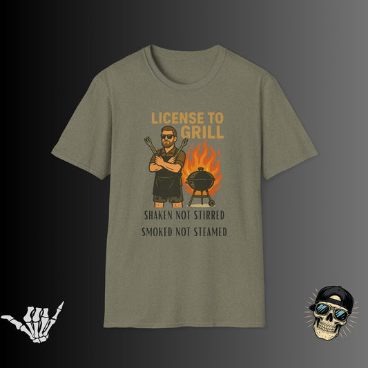License To Grill T-shirt