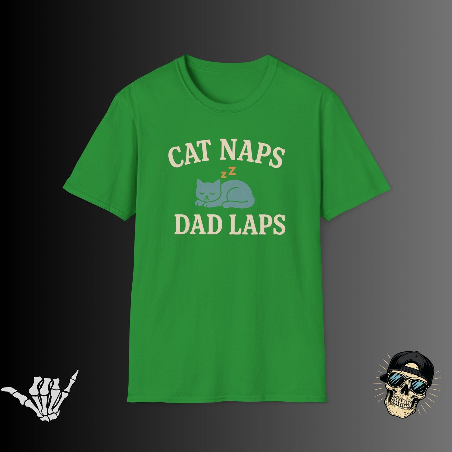 Cat Naps Dad Laps T-Shirt
