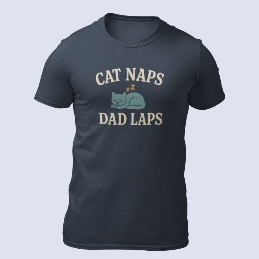 Cat Naps Dad Laps