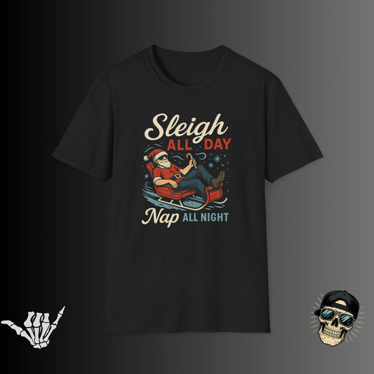 Santa Sleigh All Day T-Shirt
