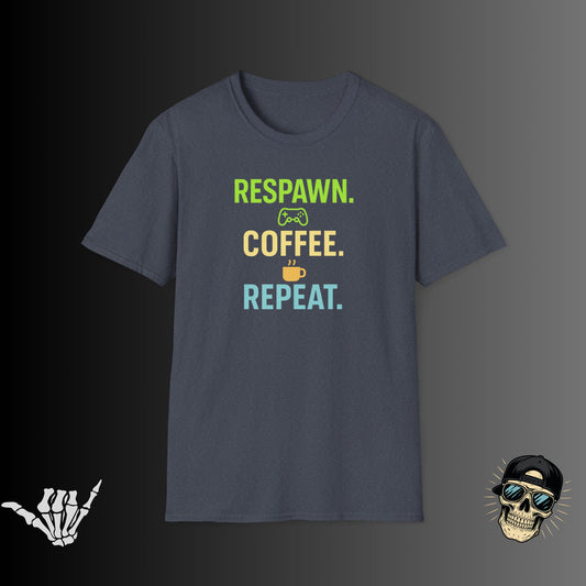 Respawn Coffee Repeat T-shirt
