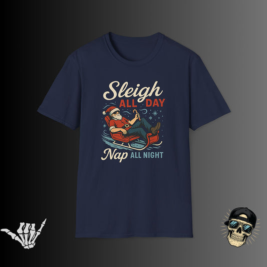 Santa Sleigh All Day T-Shirt